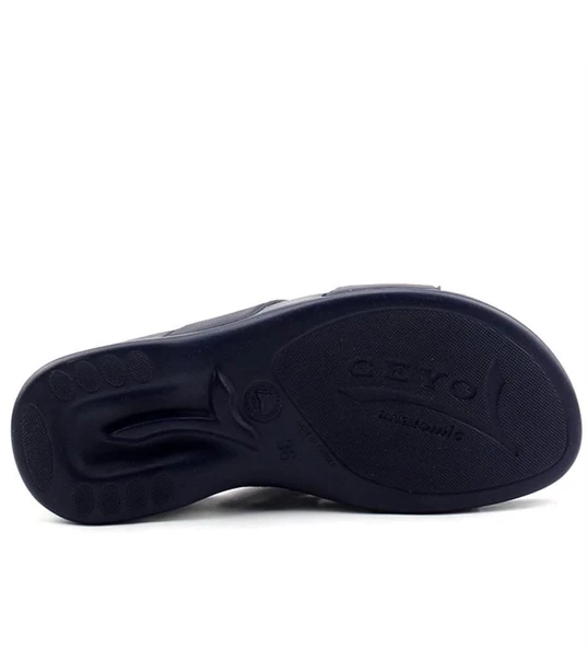 Ceyo 3400-2 Ortopedik Anatomik Lacivert Kadın Terlik - 4