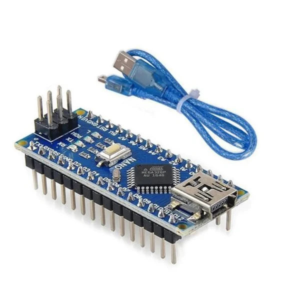 Arduino Nano V3.0 SMD CH340 Chip (USB Kablo Hediye) ürün görseli 1