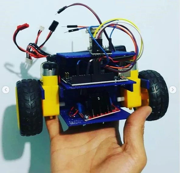 Arduino ile Dengede Duran Robot Yapılmış (KURULU) Self Balancing Robot - 3