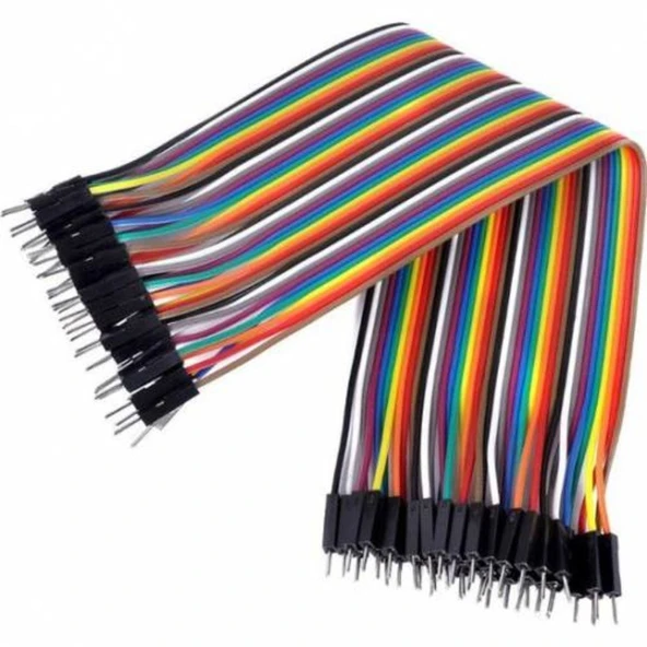 Arduino Erkek-Erkek Jumper Kablo 40 Adet 30 Cm / Arduino Kablo - 1