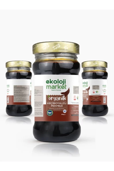 Ekoloji Market Organik Keçiboynuzu  Pekmezi 380 gr - 4
