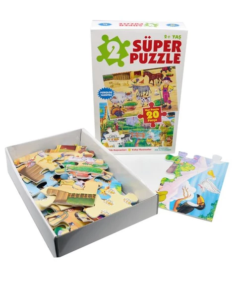 2 Süper Puzzle Çiftlik Hayvanları ve Vahşi Hayvanlar - 3