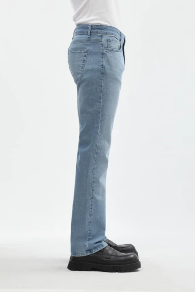 Erkek Buz Mavisi Jean Pantolon - 2