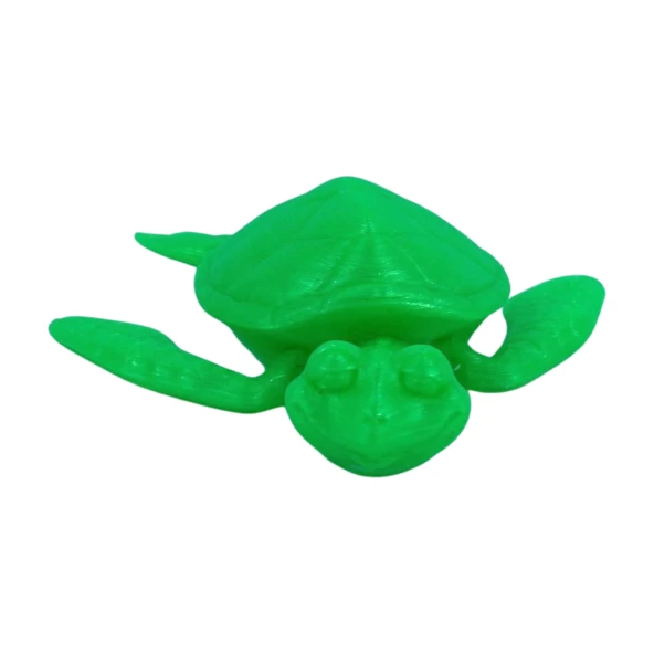 3D Hareketli Kaplumbağa Figürlü Oyuncak - Neon Yeşili ürün görseli 1