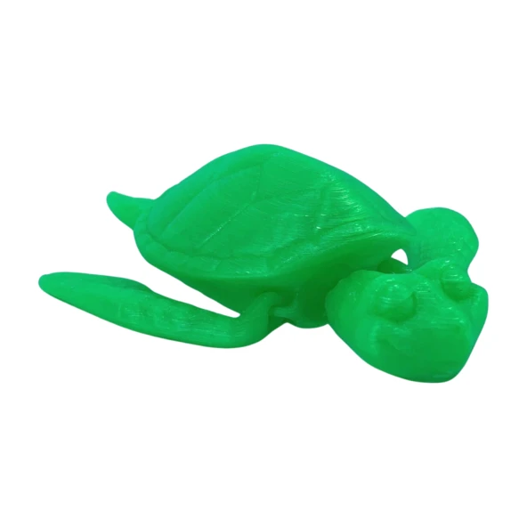 3D Hareketli Kaplumbağa Figürlü Oyuncak - Neon Yeşili - Resim 9