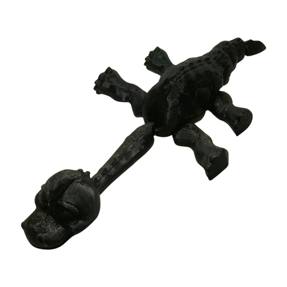 3D Hareketli Oyuncak Brakiyozor (Brachiosaurus) Dinozor - Siyah - Resim 4