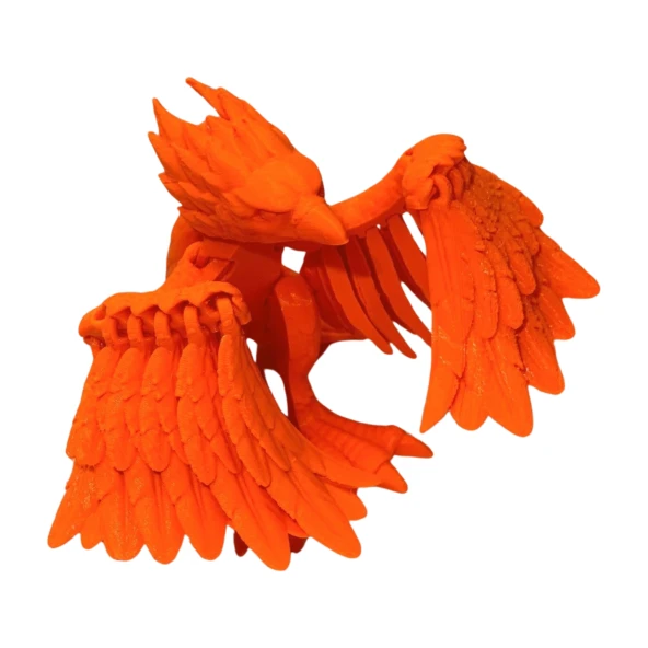 3D Hareketli Anka Kuşu Figürlü Oyuncak - Turuncu - Resim 7