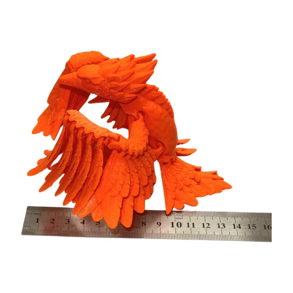 3D Hareketli Anka Kuşu Figürlü Oyuncak - Turuncu - Resim 8