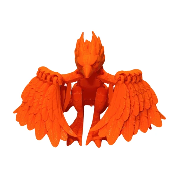 3D Hareketli Anka Kuşu Figürlü Oyuncak - Turuncu - Resim 3