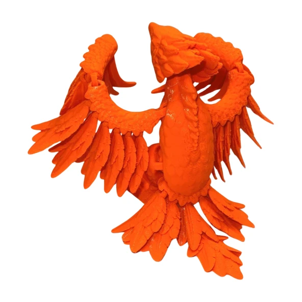 3D Hareketli Anka Kuşu Figürlü Oyuncak - Turuncu - Resim 5