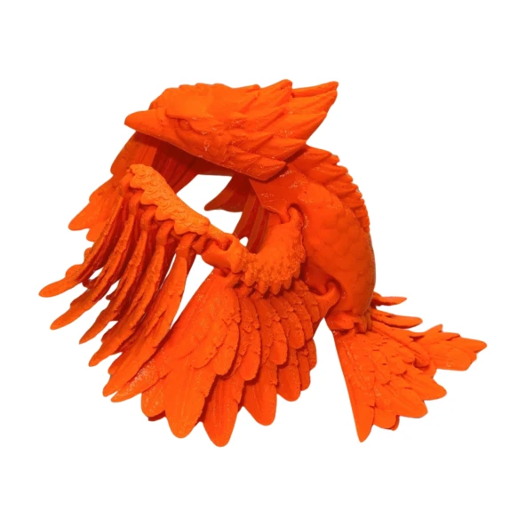 3D Hareketli Anka Kuşu Figürlü Oyuncak - Turuncu - Resim 6