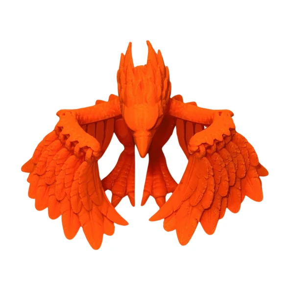 3D Hareketli Anka Kuşu Figürlü Oyuncak - Turuncu ürün görseli 1