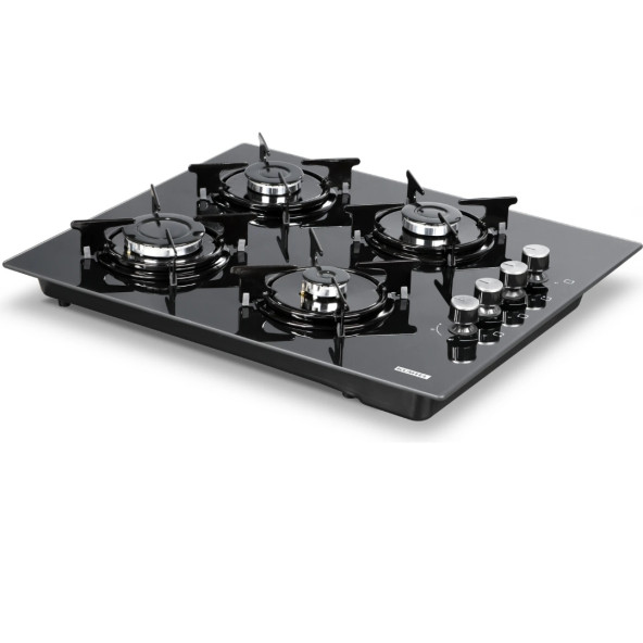 KUMTEL SET ÜSTÜ OCAK LPG'Lİ ANTRASİT (GRİ) CAM - 2