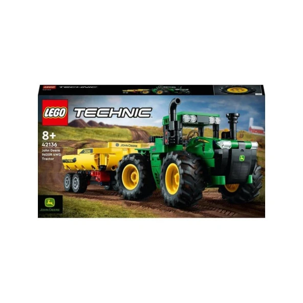 42136 Lego Technic - John Deere 9620R 4WD Traktör 390 parça +8 yaş