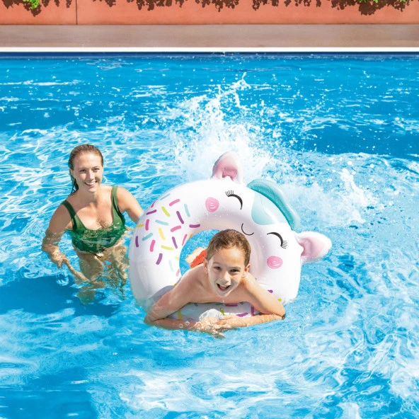 Intex Sevimli Kedi Figürlü Çocuk Yüzme Simidi 76 cm (59266) - 5