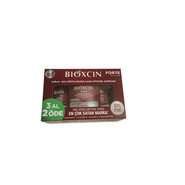 BIOXCIN Forte Saç Dökülmesine Karşı Bakım Şampuanı 300 ml - 3 Al 2 Öde