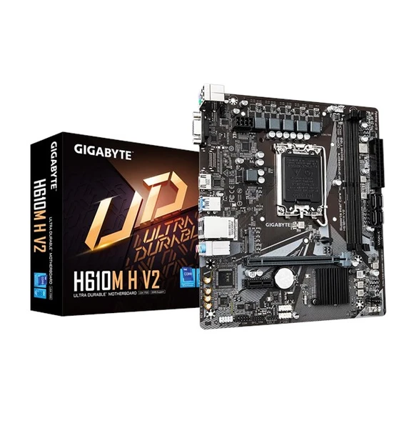 Gigabyte H610M H V2 D5 1700P Vga Hdmi Usb3.2