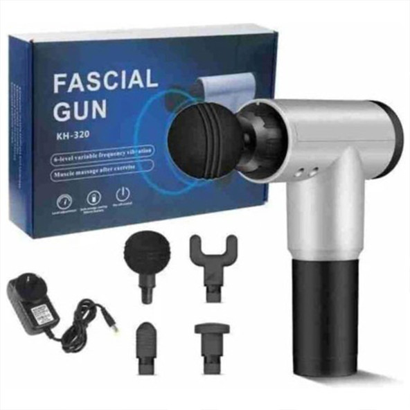Masaj Aleti Tabancası Sporcu Kas Rahatlatıcı Şarjlı 6 Seviye Titreşimli Fascial Massage Gun RH-320 - 2