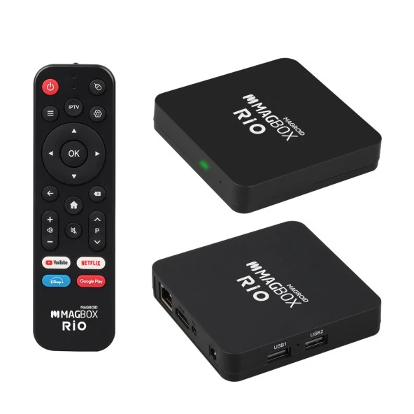 MAGBOX MAGROID RIO 2 GB RAM 32 GB HDD 4K ULTRA HD ANDROID BOX (ANDROID 10) (2818)