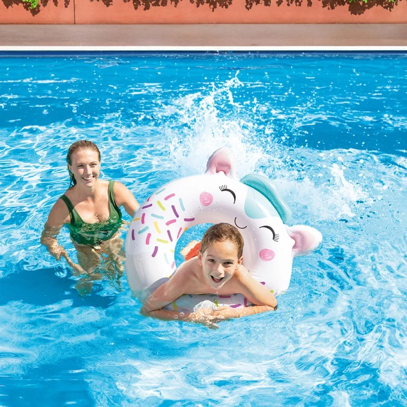 Intex Sevimli Kedi Figürlü Çocuk Yüzme Simidi 76 cm (59266) - 5