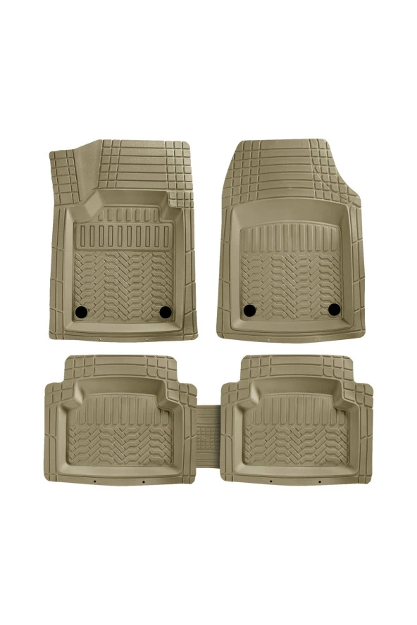 Startcar  Bmw 3 SERİSİ 320 Uyumlu 4D Havuzlu Paspas Profesyonel Model Bej SC - 1