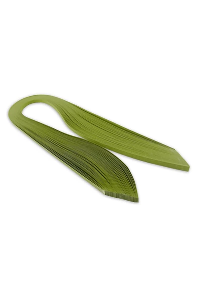 Hayal 1cmx50cm Quilling Kağıdı - Haki Yeşil 100lü