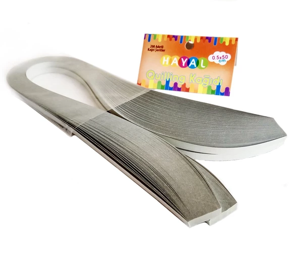 Hayal Quilling Kağıdı - Gri Renk 200lü