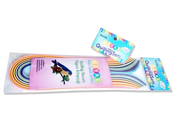 Hayal Quilling Seti - İnce Set - 30 Paket - 6