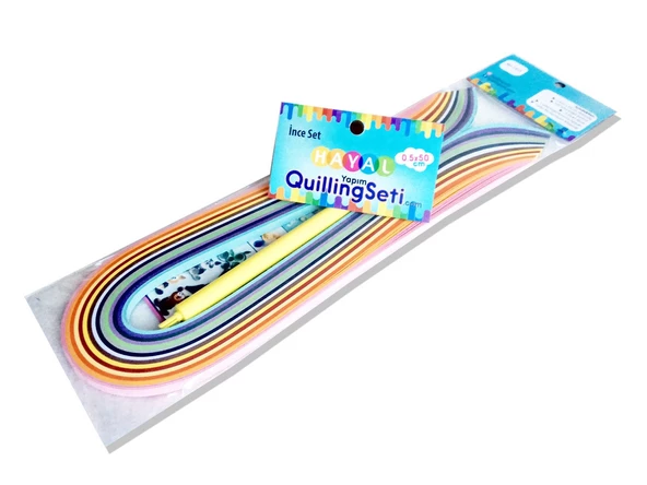 Hayal Quilling Seti - İnce Set - 30 Paket - 5