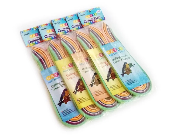 Hayal Quilling Seti - İnce Set - 30 Paket - 3