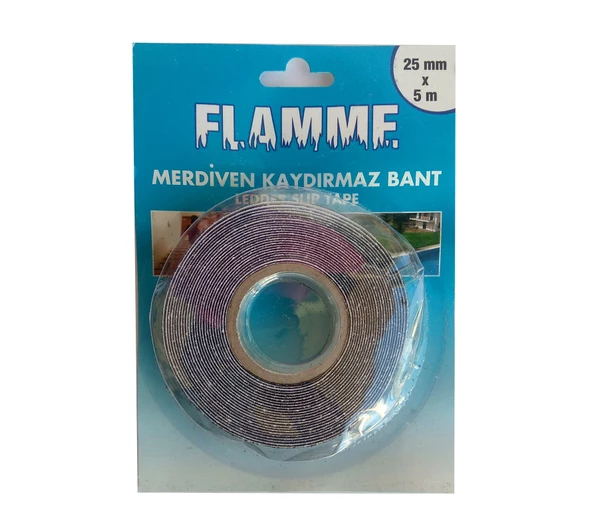 Merdiven Kaydırmaz, Zemin Kaydırmaz Bant - Siyah Renk 5 Mt