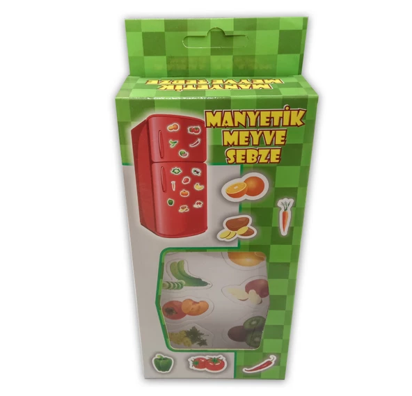 Manyetik Meyve ve Sebze 52 Parça