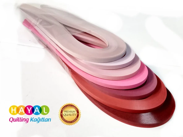 Kırmızı Dünya Serisi Hayal Quilling Kağıtları 7RENK - 2