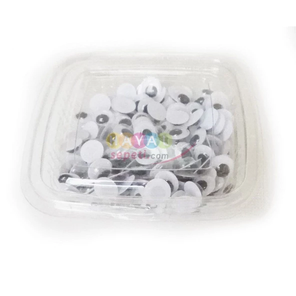 Oynar Göz 15mm Siyah 100 Adetli - 3