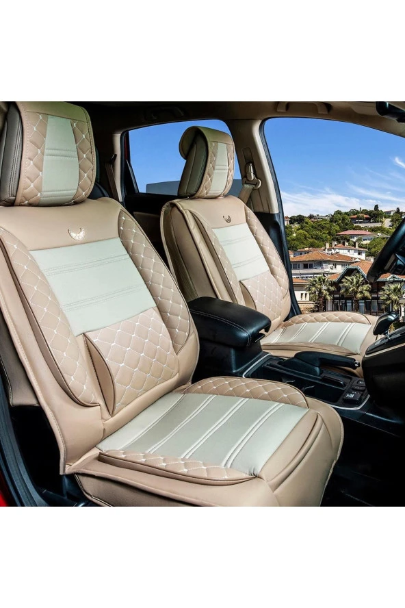 Startcar Ford Ranger Yeni Lüks Deri Oto Koltuk Kılıfı Ön Arka Takım Gezgin Serisi SC
