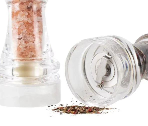 Bay Home Ahşap Akrilik Baharat Öğütücü-1360 - 2