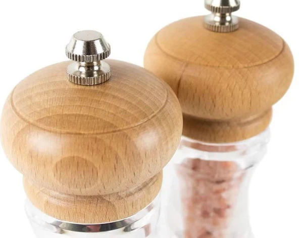 Bay Home Ahşap Akrilik Baharat Öğütücü-1360 - 4