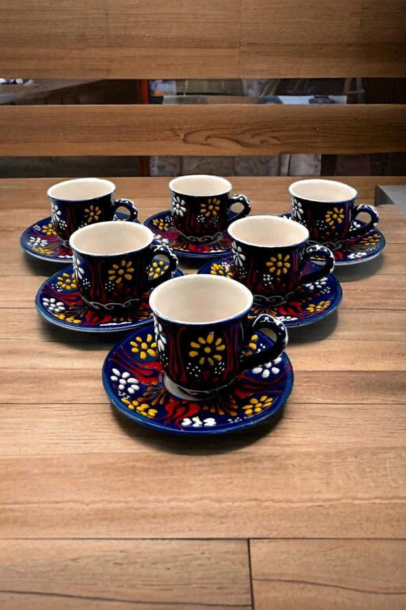 Seramik  6 'Lı Fincan Takımı - 7