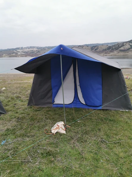 TMC CAMPİNG KAPI SİNEKLİKLİ 2+1 L MUTFAKLI DOUBLE KAMP ÇADIRI 4-6 KİŞİLİK - 6