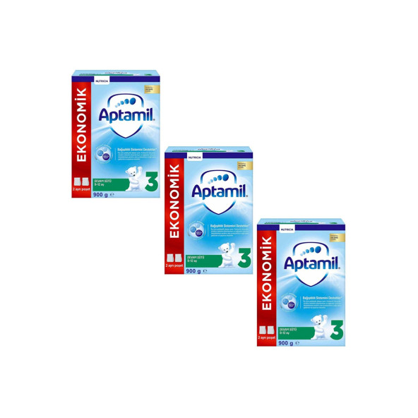 APTAMİL 3 DEVAM SÜTÜ 900 GR X 3 ADET