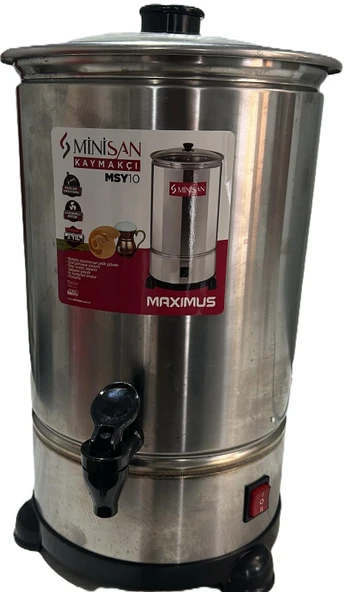 Minisan Kaymakçı 10 lt Musluklu 2 Kademeli Motorlu Yayık Makinesi - 3