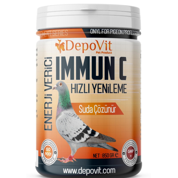 DEPOVİT İMMUN C 850 GR & C VİTAMİNİ ENERJİ VERİCİ + BAĞIŞIKLIK GÜÇLENDİRİCİ TOZ