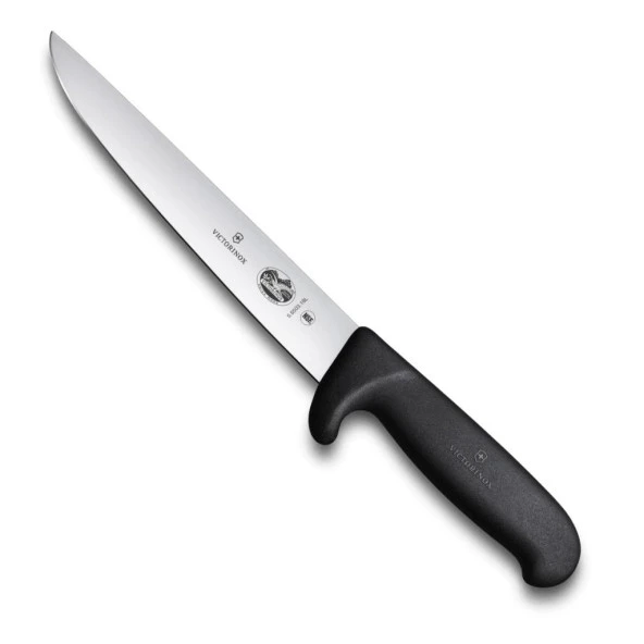 Victorinox 18cm Sıyırma Bıçağı Parmak Korumalı Siyah 5.5503.18L