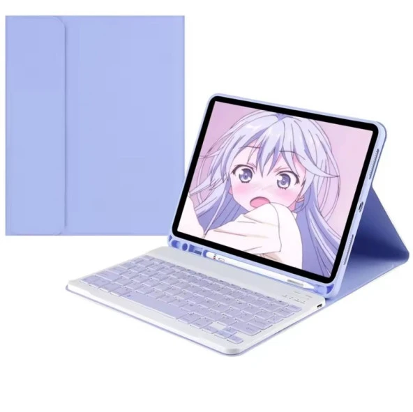 TFY Store iPad Pro 12.9 (2018-2020-2021) Uyumlu Smart Manyetik Klavyeli Tablet Kılıfı - 3