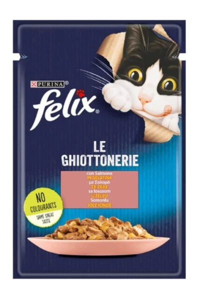 Felix Somonlu Yetişkin Yaş Kedi Maması 85 Gr x 26 Adet