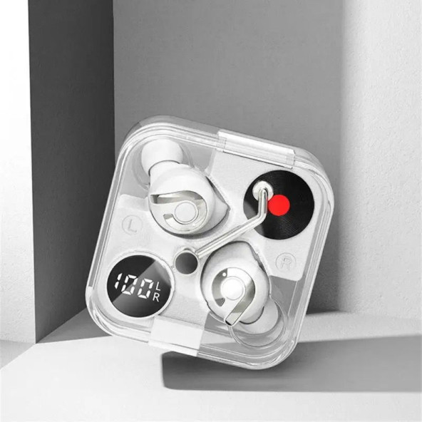 (Beyaz) Led Ekranlı Modern Tasarımlı Bluetooth 5.3 Kulak İçi Kulaklık - 2