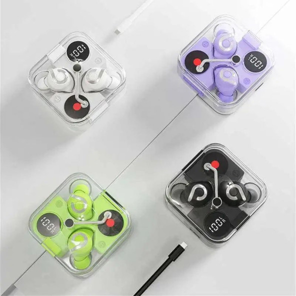 (Beyaz) Led Ekranlı Modern Tasarımlı Bluetooth 5.3 Kulak İçi Kulaklık - 4