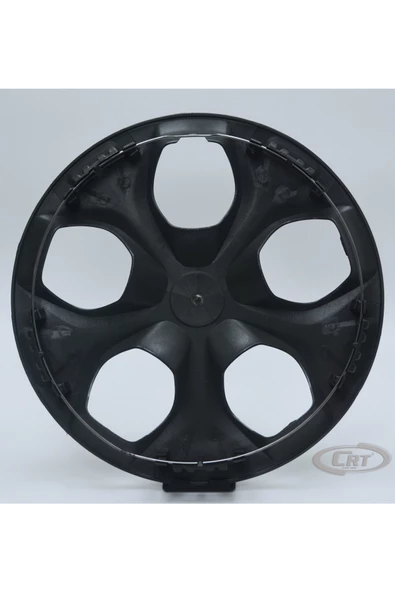 Jant Kapağı Siyah-gri Kırılmaz 14" Universal Model (Amblem Hediyeli) (1 Adet) - 2