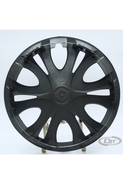 Jant Kapağı Siyah-gri Kırılmaz 15" Renault Model (Amblem Hediyeli) (1 Adet) - Resim 2