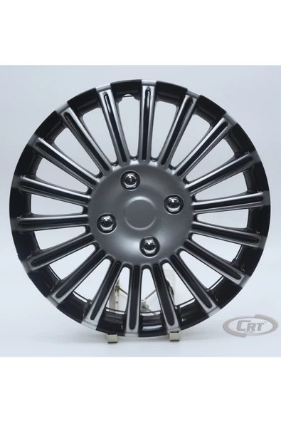 Jant Kapağı Siyah-gri Kırılmaz 13" Universal Model (Amblem Hediyeli) (1 Adet) ürün görseli